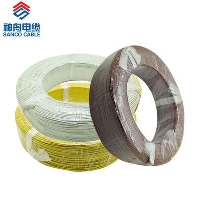 kualitas  Tinned  Copper Heat Resistant ETFE Tefzel Insulated Wire Pabrik