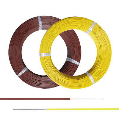 kualitas  FEP 24 Gauge Solid Core Wire Silver Plated High Voltage Pabrik