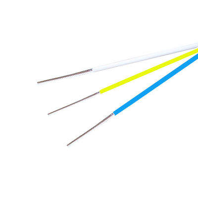 Kawat terisolasi PFA Tembaga Plating Perak Suhu Tinggi dengan Multiple AWG Size AC600V Nomor dan 1-5 Core Options