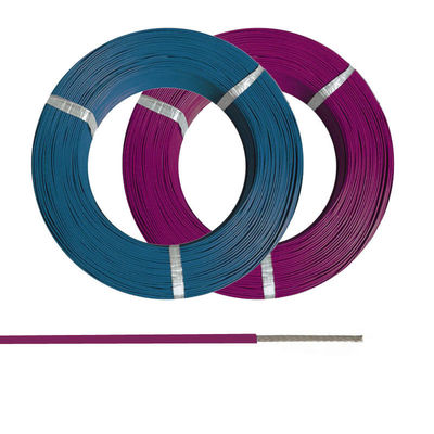 Kawat terisolasi PFA Tembaga Plating Perak Suhu Tinggi dengan Multiple AWG Size AC600V Nomor dan 1-5 Core Options