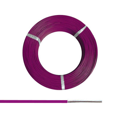 Perunggu Plated Tembaga PFA Terisolasi Hook Up Wire dengan 1-5 pilihan inti dan 0.05-6mm2 Kisaran ukuran untuk aplikasi suhu tinggi