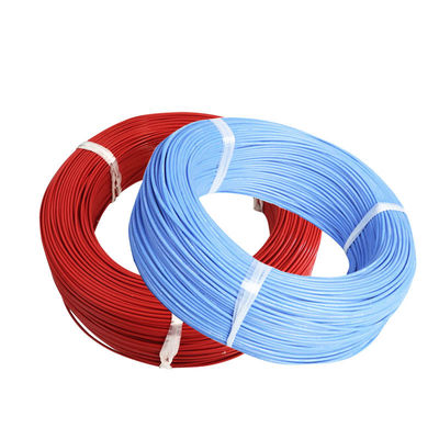 Kawat Tembaga Berlapis Perak Berinsulasi PFA 22AWG dengan Tegangan Terukur AC600V untuk Aplikasi 1-5 Inti dalam Ukuran 0.05-6mm2