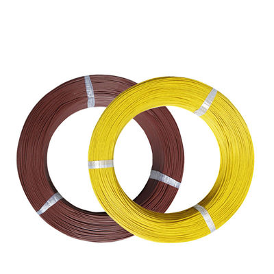 Kawat Tembaga Berlapis Perak Berinsulasi PFA 22AWG dengan Tegangan Terukur AC600V untuk Aplikasi 1-5 Inti dalam Ukuran 0.05-6mm2