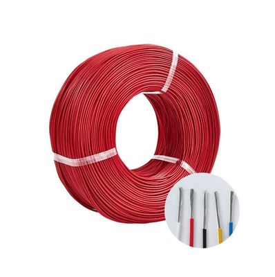24awg 19/36 Stranded PFA Insulated Silver Plated Copper Wire dengan ketahanan kimia dan 9 warna tersedia