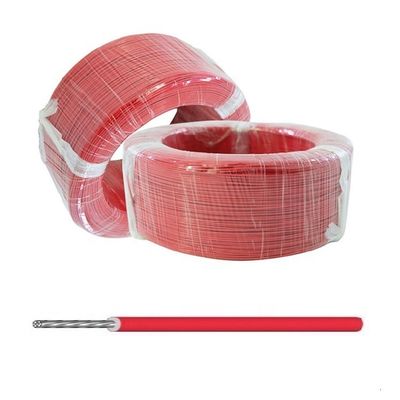 24awg 19/36 Stranded PFA Insulated Silver Plated Copper Wire dengan ketahanan kimia dan 9 warna tersedia