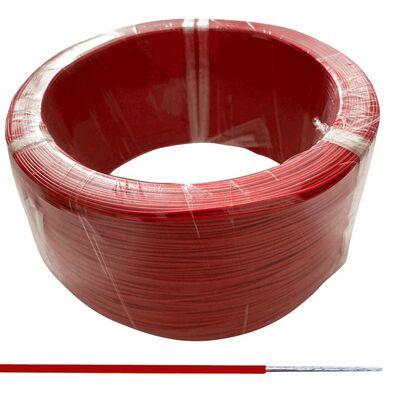 22AWG Tinned Plated Copper Tefzel Wire with High Temperature Resistance and Stranded Conductor