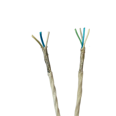 high temperature Shielded PTFE Insulated Wires Stranded 4 Core Untuk Sambungan Listrik