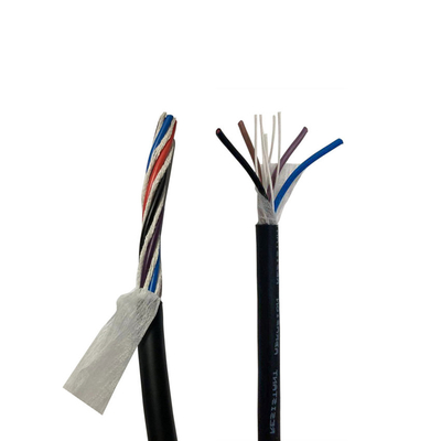 24 Awg PUR Cables PUR 4 Core Kabel Listrik Tahan Panas Isolasi PVC