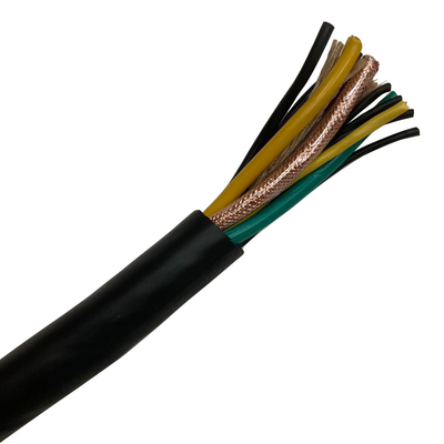 Kabel PUR Terlindung Kabel Multi Konduktor 20 Awg Flame Retardant