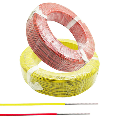 Fleksibel PFA Insulated Wires 28 Gauge Stranded Wire Tahan Suhu